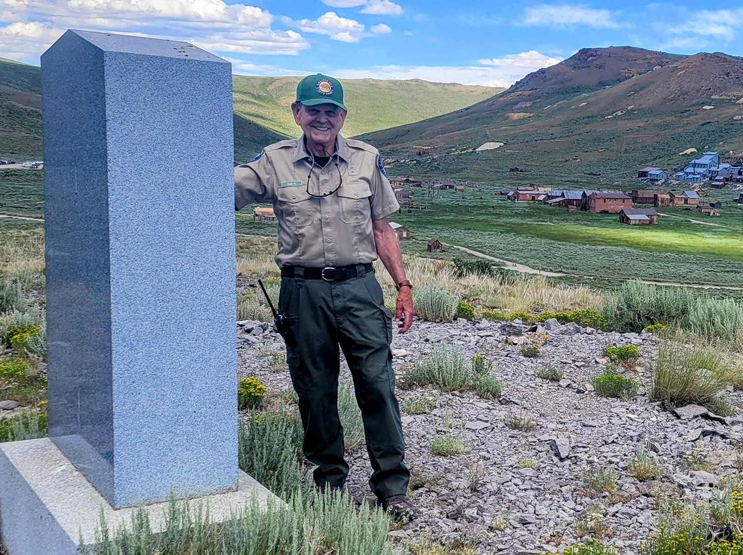 Gary Staab is a State Park aide in Bodie