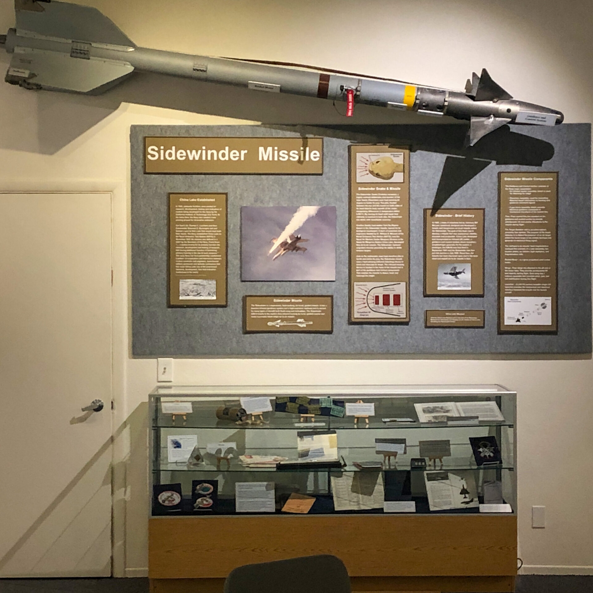 Sidewinder Missile Display at Maturango Museum