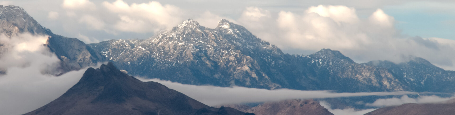 Winter in the Sierra Nevada Mountains above Ridgecrest, CA by Cheryl McDonald